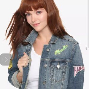 Star Wars Her Universe Blue Denim Jacket with Patches
